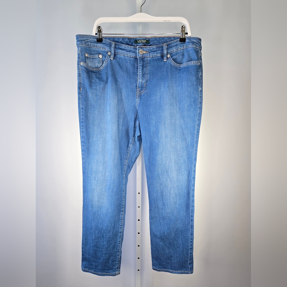 Lauren Ralph Lauren Premier Straight High Rise Jeans Women’s Size 16W